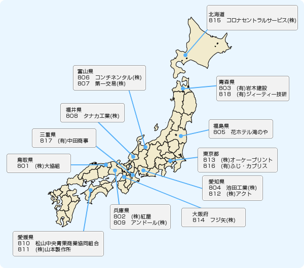 2008年度版ＩＴ経営気づき事例地域分類